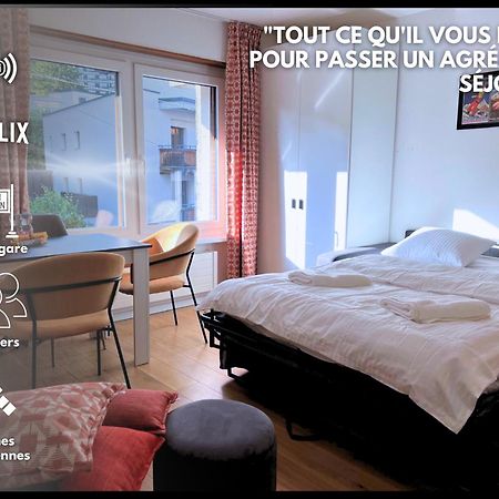 Appartement Avenue de la Gare 4, 3963 Crans-Montana, Centre Extérieur photo