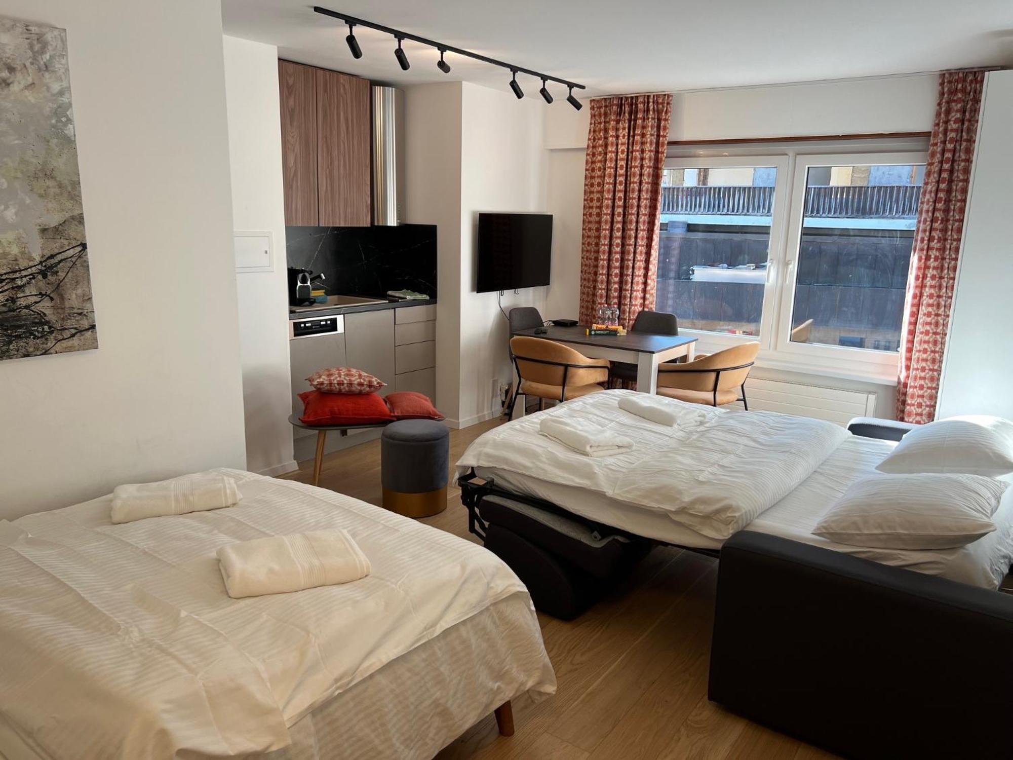 Appartement Avenue de la Gare 4, 3963 Crans-Montana, Centre Extérieur photo
