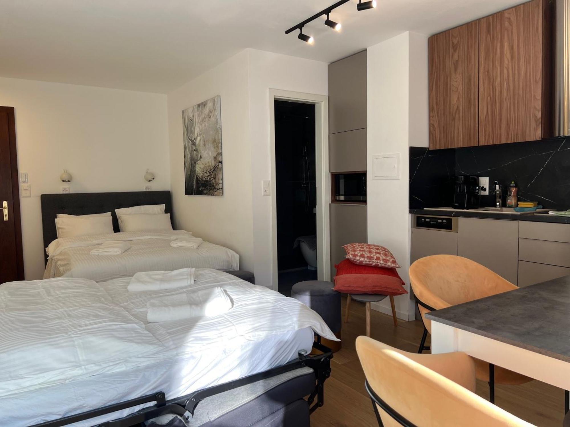 Appartement Avenue de la Gare 4, 3963 Crans-Montana, Centre Extérieur photo